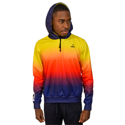 Hoodie Azul-Vermelho-Amarelo