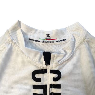 Jersey Ciclismo Challenge Your Limits Branco