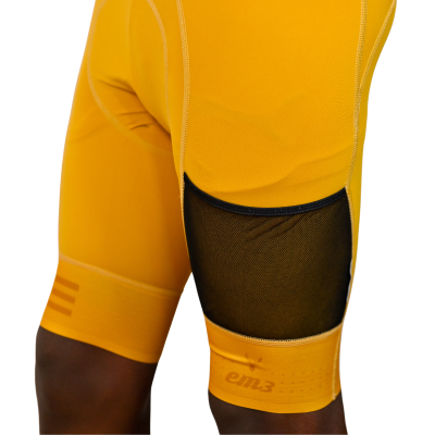 Calções ciclismo Gravel Amarelo