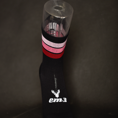 Meias Pretas com Listras