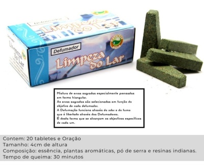 Defumador Limpeza do Lar