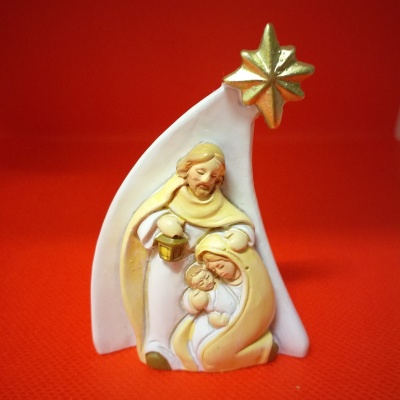 Presépio bege c/ estrela