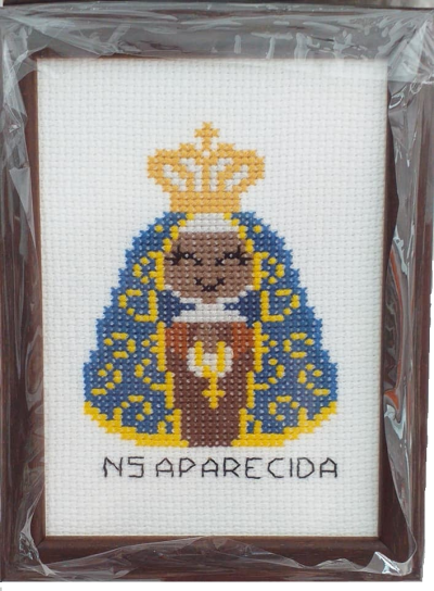 Quadro Ponto Cruz Nossa Sra. Aparecida