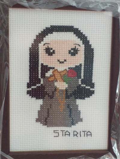 Quadro de Ponto Cruz de Santa Rita