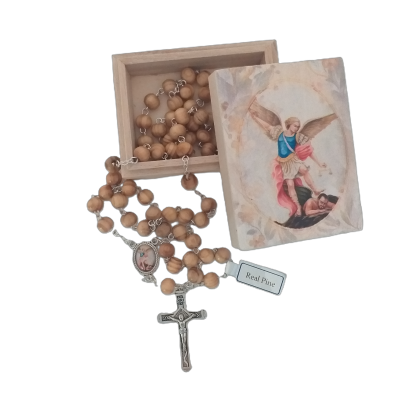 Terço c/caixa de Madeira de São Miguel