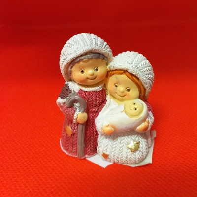 Presépio mini Bege/Vermelho