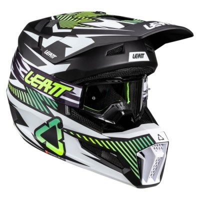 Capacete Leatt 3.5 com oculos Verde
