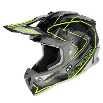 Capacete Acerbis Linear 22-06  Amarelo Preto