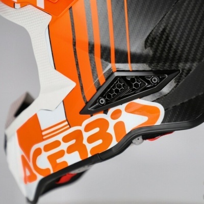 Capacete Acerbis Airstrike-C Carbono Laranja