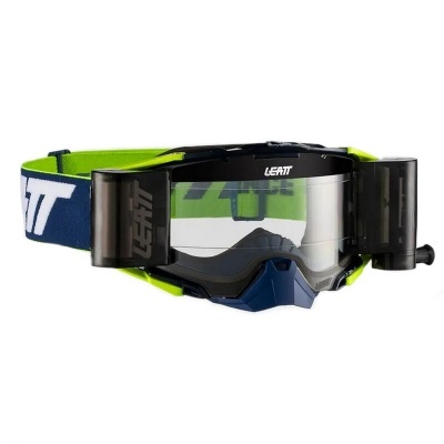 Oculos Leatt Velocity 6.5 Roll-Off Azul/Branco/Amarelo