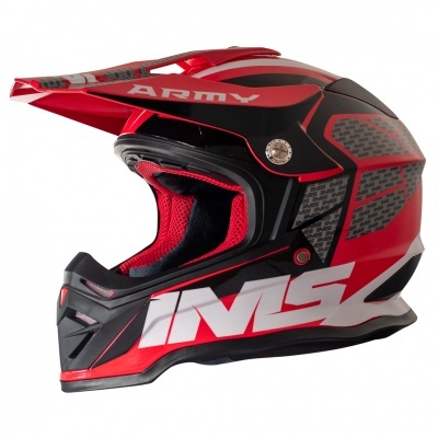 CAPACETE IMS ARMY 22 Vermelho