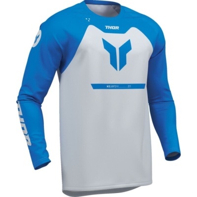 Camisola Thor Ridemode Menace Azul Branco