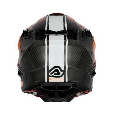 Capacete Acerbis Airstrike-C Carbono Laranja