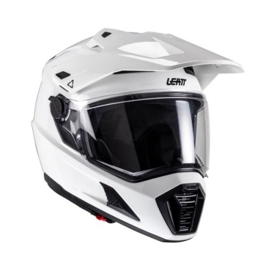 Capacete Leatt Adventure 8.5 Branco com oculos