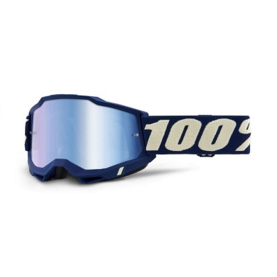 Oculos 100% Accuri 2 Lente Espelhada Azul Marinho