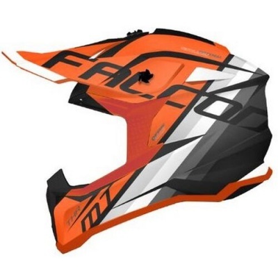 Capacete MT Falcon THR Matt Laranja