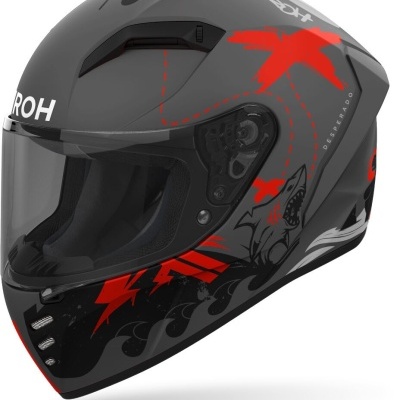 Capacete AIROH CONNOR DESPERADO Laranja Matt