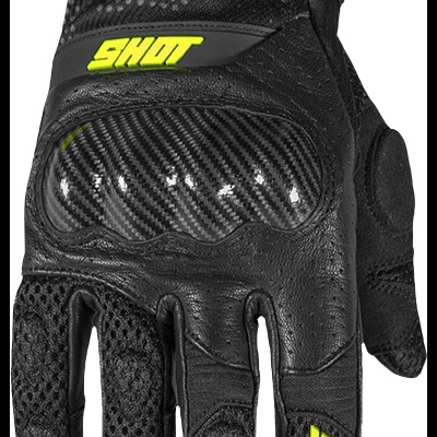 Luvas Shot Stunter ce Preto/Amarelo