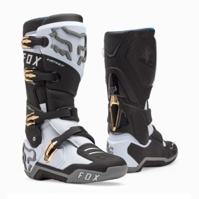 Botas Fox Instinct  Branco Cinza Preto