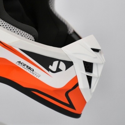 Capacete Acerbis Linear 22-06  Laranja Branco