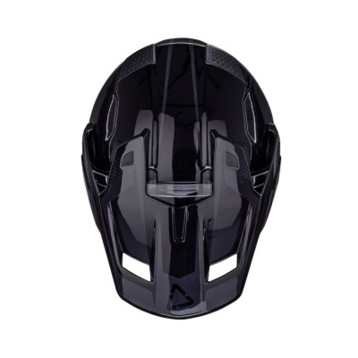 Capacete Leatt Adventure 8.5 Preto com oculos