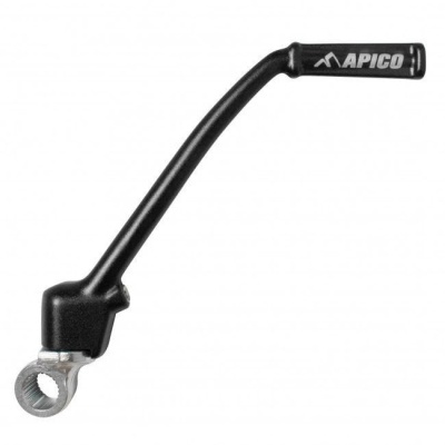 Manete de mudança de velocidades preta com base metálica e punho 'APICO'