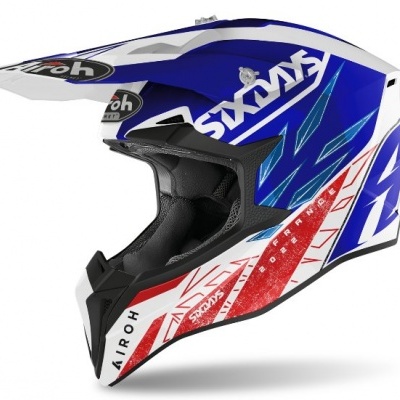 Capacete AIROH WRAAP SIX DAYS FRANCE