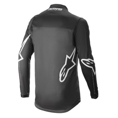 Camisola Alpinestars Racer Braap Preto/Branco