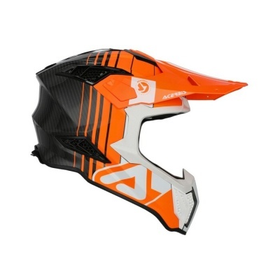 Capacete Acerbis Airstrike-C Carbono Laranja