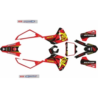 Kit Autocolantes Kit Honda CRF 450 R 24-.. Retro 96