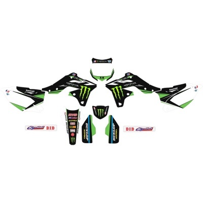 Kit Autocolantes Completo Kawasaki KX 250 F 13-16 Monster