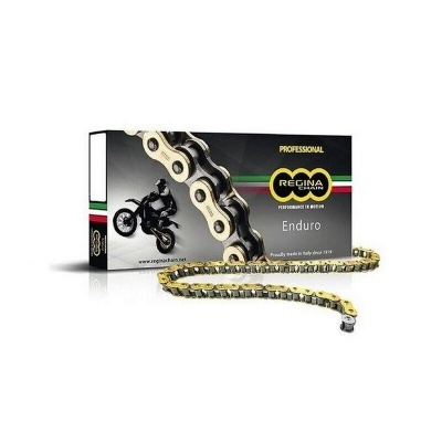 Corrente Regina ZSE Enduro 520 118 Links O´Ring Super Reinforced Gold
