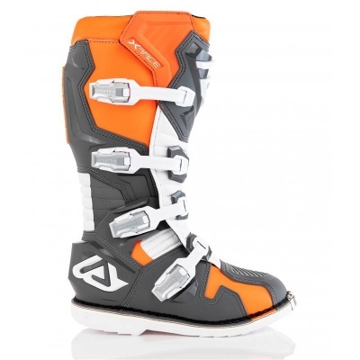 Botas Acerbis X-Race Cinza / Laranja