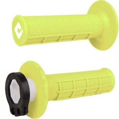 Punhos ODI MX Lock On V2 Half Waffle 2/4 T Amarelo