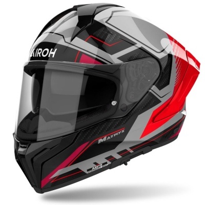Capacete AIROH MATRYX ROCKET Vermelho Gloss