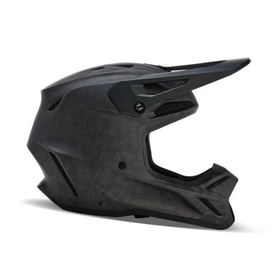 Capacete integral preto mate para motocross ou downhill