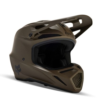Capacete Fox V3 Solid Castanho