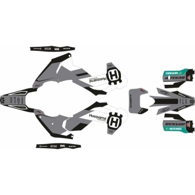 Kit Autocolantes Completo  Husqvarna TE/FE 24-25 Cinza