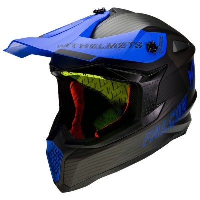 Capacete MT Falcon System Matt Azul