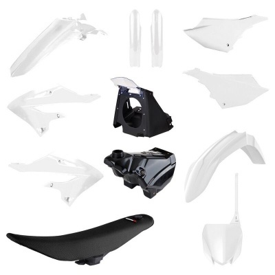 Kit Plasticos Polisport restyle  Yamaha YZ 125/250 02-21 Look 22 Branco