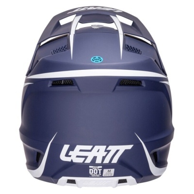 Capacete Leatt 3.5 com oculos azul