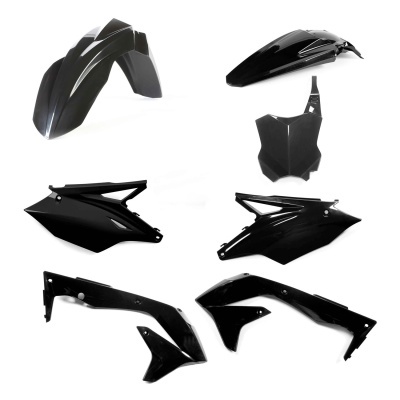 Plásticos RACEPRO Kawasaki KX 450F 2016-18 preto