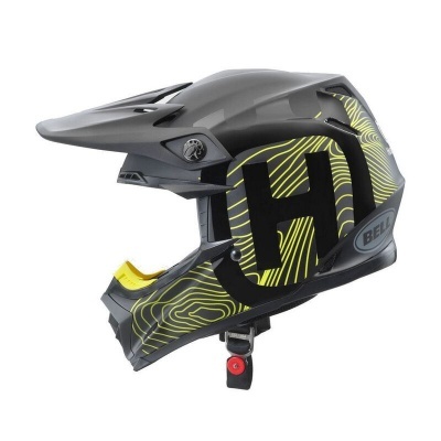 Capacete Husqvarna Moto 9 Mips Gotland Amarelo Preto