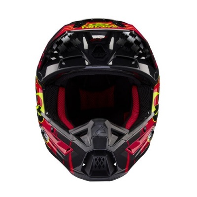 Capacete Alpinestars S-M5 Rash Vermelho