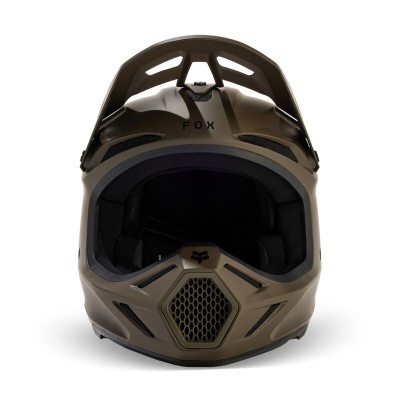 Capacete integral castanho escuro com revestimento interior preto e visor ajustável