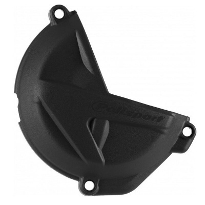 Tampa protetora preta com texto em relevo CaliSport