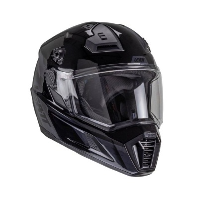 Capacete Leatt Adventure 8.5 Preto com oculos