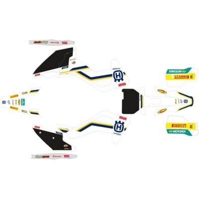 Kit Autocolantes Completo Rockstar Husqvarna TC/FC 25-.. Retro