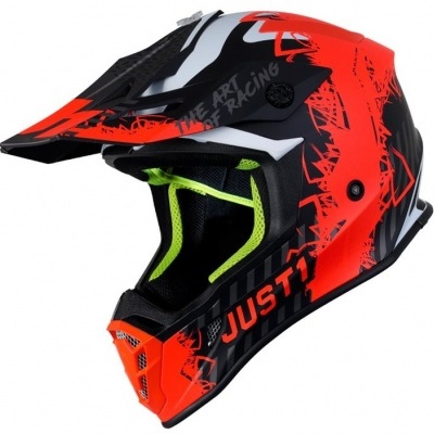 Capacete JUST1 J38 Mask laranja