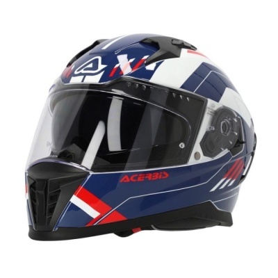 Capacete Acerbis X-WAY  Azul Branco Vermelho